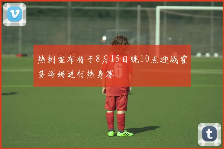 热刺宣布将于8月15日晚10点迎战霍芬海姆进行热身赛
